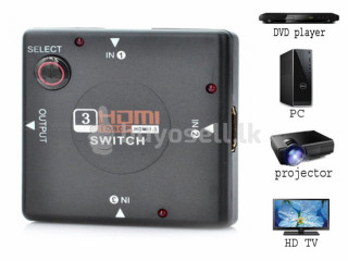 HDMI SWITCH 3 IN 1 WITHOUT REMOTE for sale in Colombo