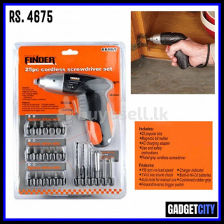 FINDER 25pcs Cordless Screwdriver Set for sale in Colombo