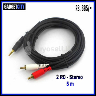 2RC Stereo Cable 5M for sale in Colombo