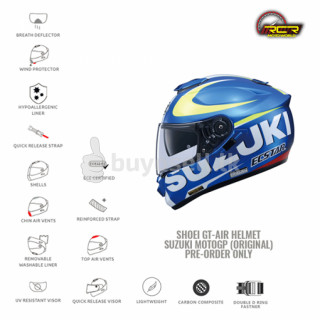 Shoei GT Air Suzuki MotoGP Full Face Helmet (Original) for sale in Gampaha