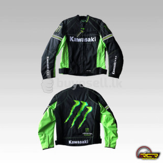 Kawasaki Monster Energy Drink Motorcycle Textile Jacket with Protectors for sale in Gampaha